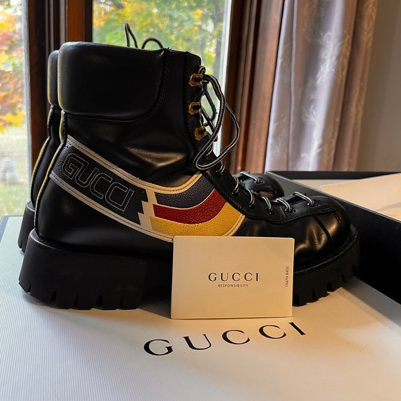 Horse Calf/Lavaredo Gucci Boots US 10 - Picture 3 of 14